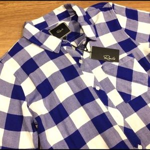 BNWT RAILS HUNTER PLAID SHIRT, SIZE SMALL
