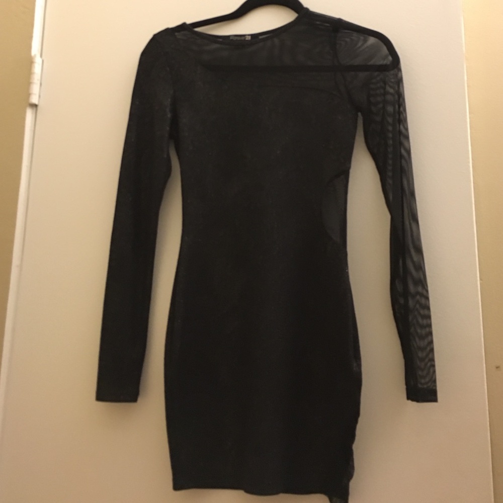 Mini black dress