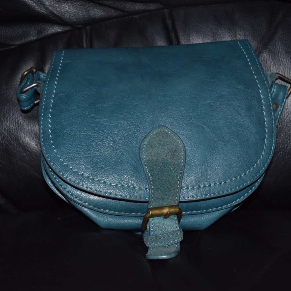 Joy Susan teal crossbody
