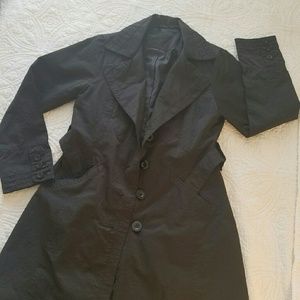Black trench coat