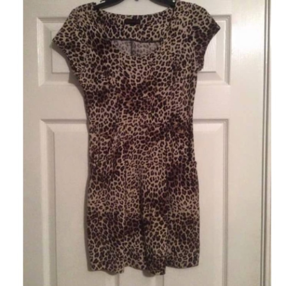 Cheetah print dress