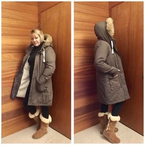 ROXY full winter coat. ARMY green.