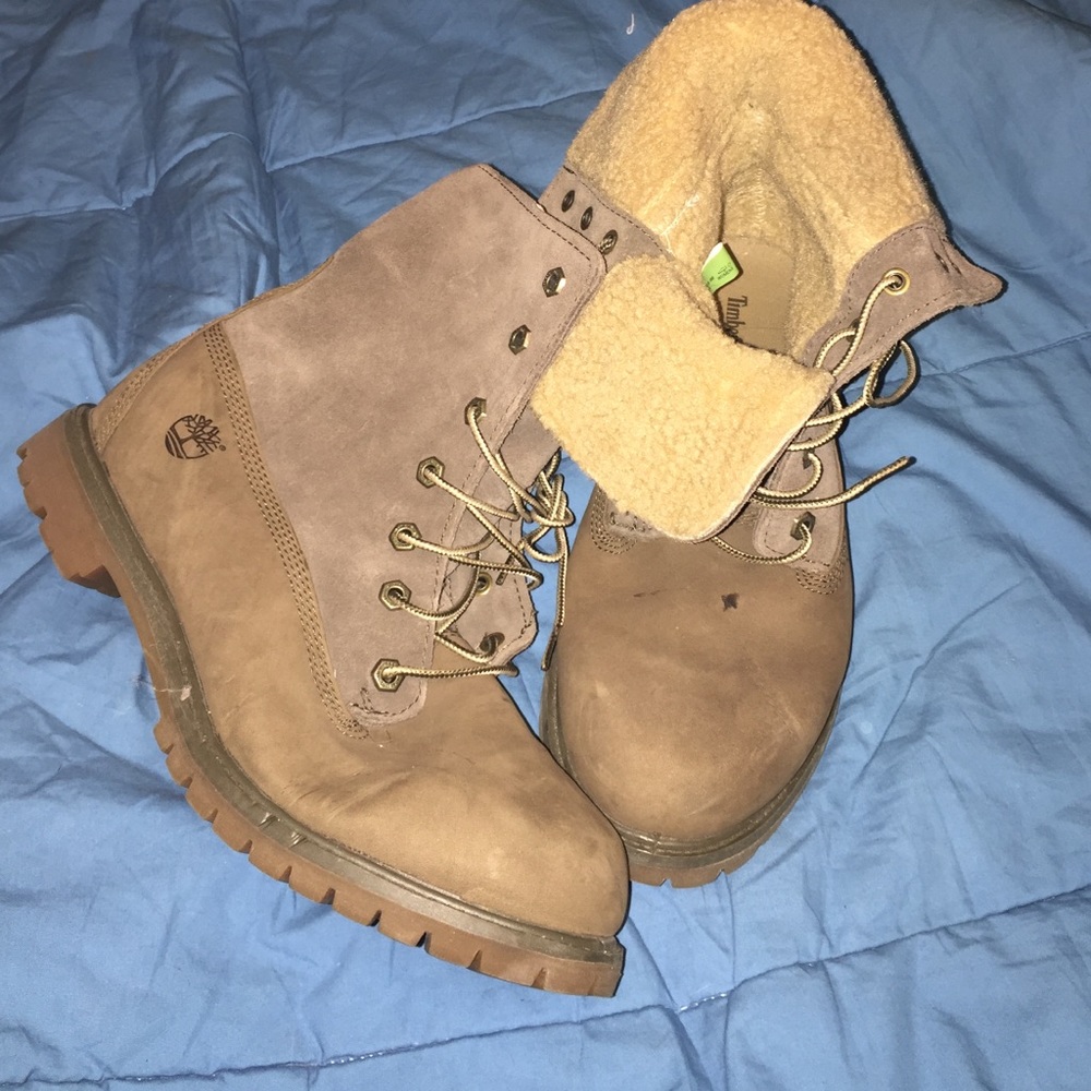 Timberland fold down boots.