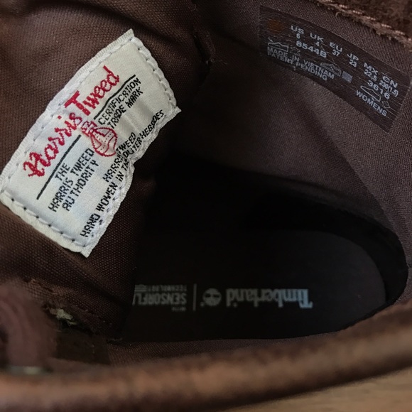 *SOLD* Timberland Bramhall Leather/Wool 6" Boots - Picture 4 of 8