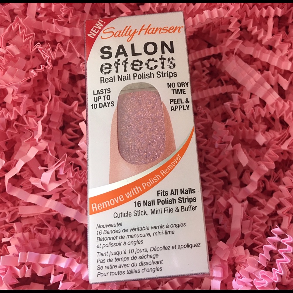 Stick on glitter polish