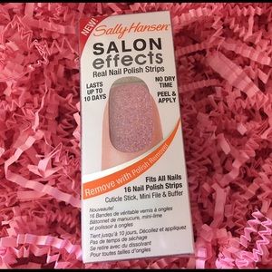 Stick on glitter polish
