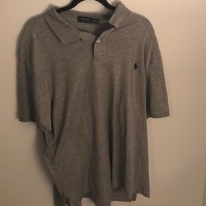 Ralph Lauren men's grey polo Shirt
