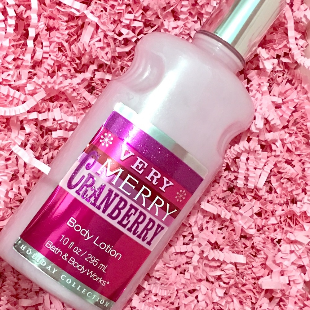 Cranberry lotion bath and body