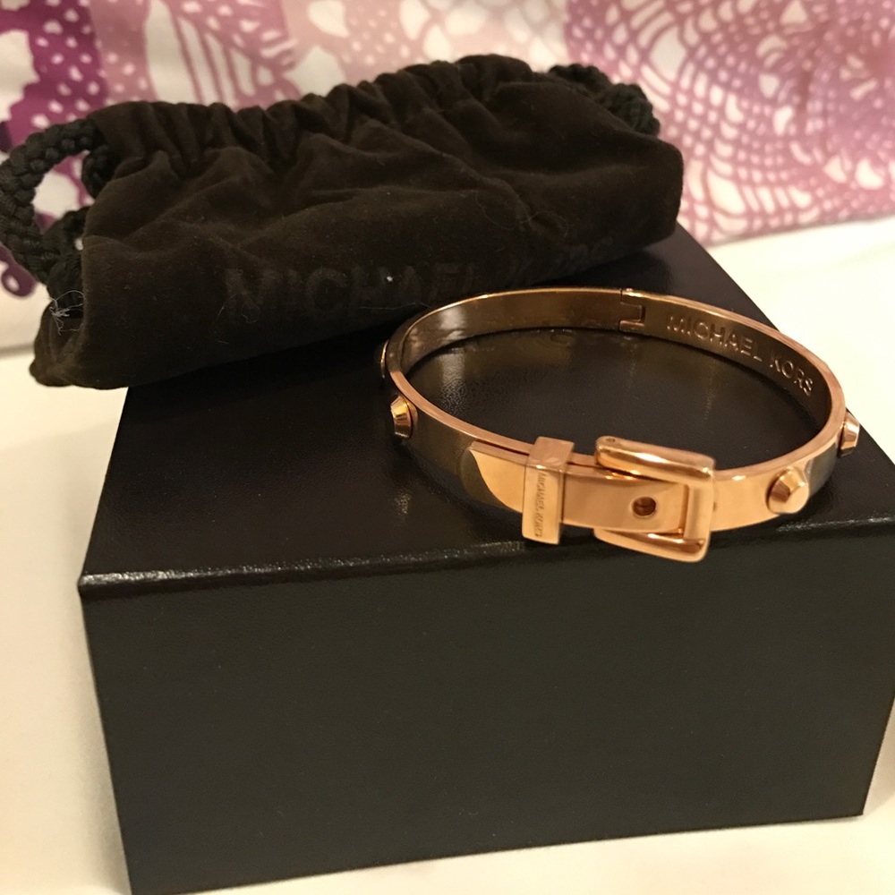 Michael Kors Rose Gold Astor Stud Bangle