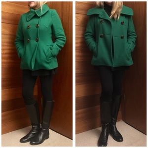 Green coat
