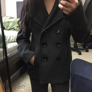 MICHAEL KORS Grey Wool Peacoat BNWOT