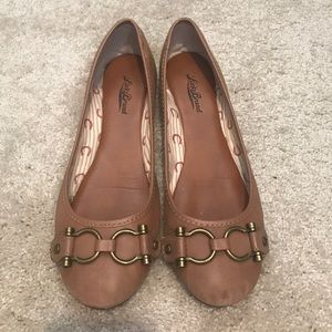 Lucky Brand camel ballet flats