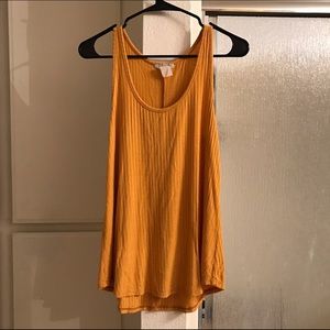 Mustard Tunic/Long Tank Top