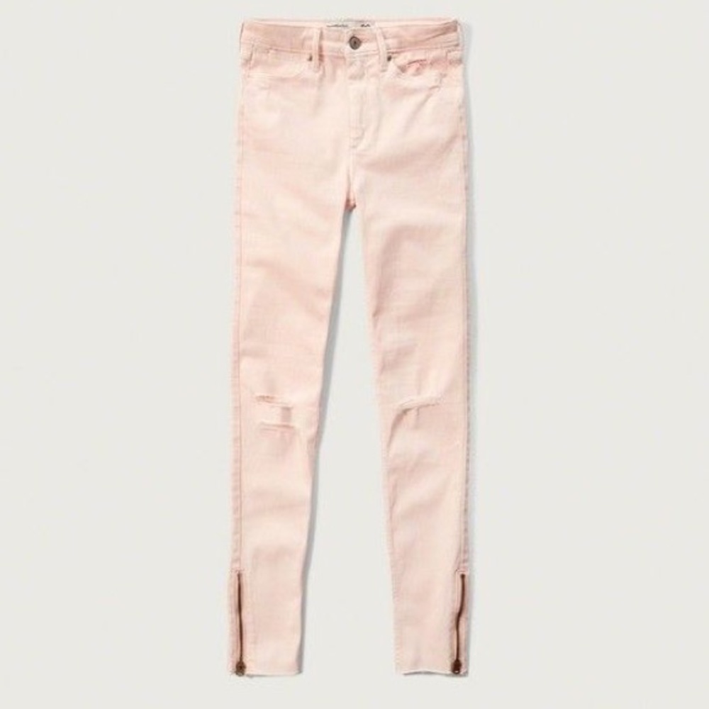 Abercrombie super skinny distressed jeans spring