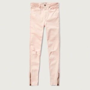 Abercrombie super skinny distressed jeans spring