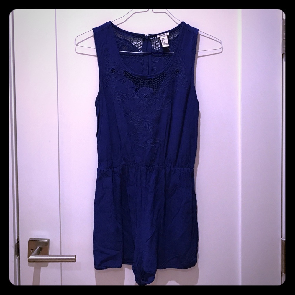 Royal Blue Romper