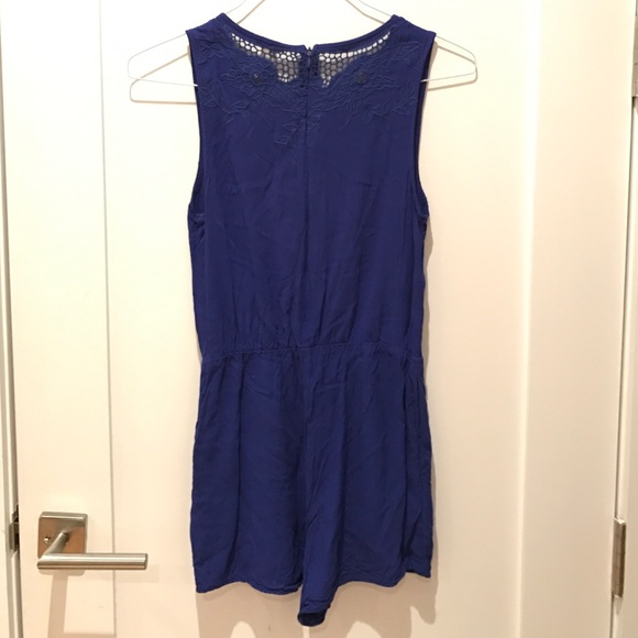 Royal Blue Romper - Picture 2 of 4