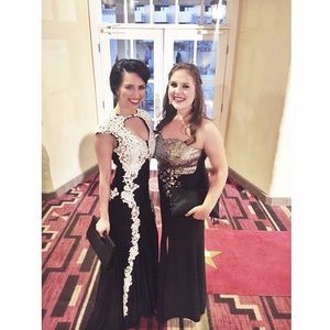 Black and White Formal Dress