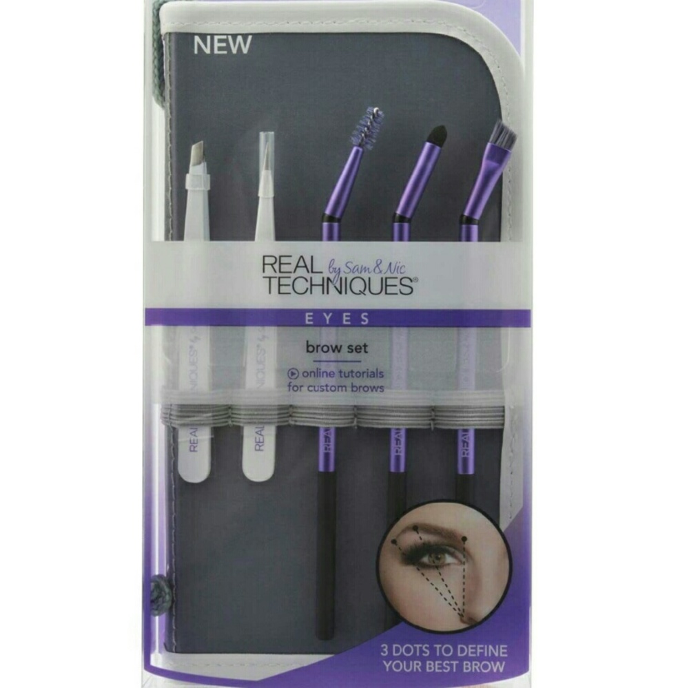 New Real techniques makeup brush set eyebrow