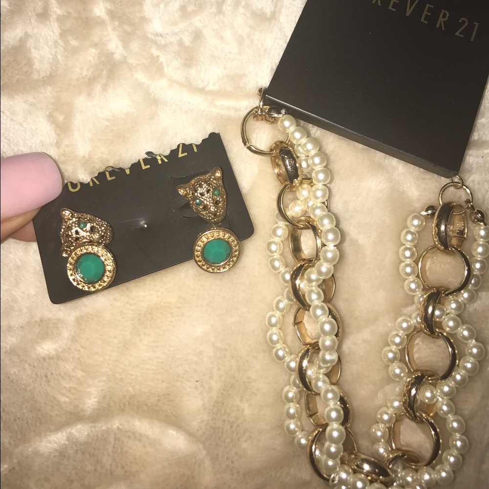 Earrings and bracelet!