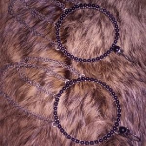 Women fashion earings, circle fill with stones, da