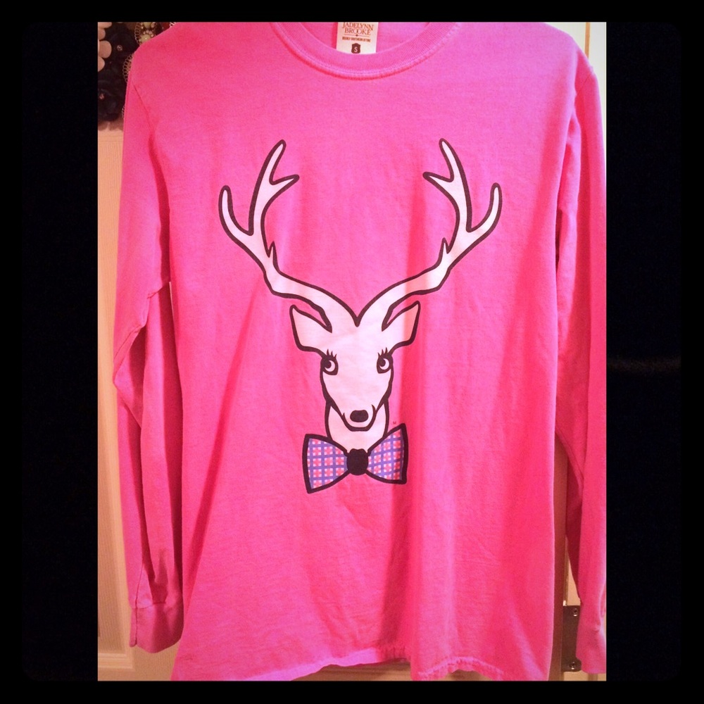 Hot pink Jadelynn Brooke oversized shirt