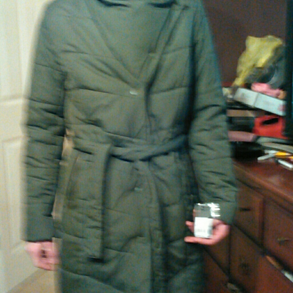 PEA COAT Mossimo Coat army green.