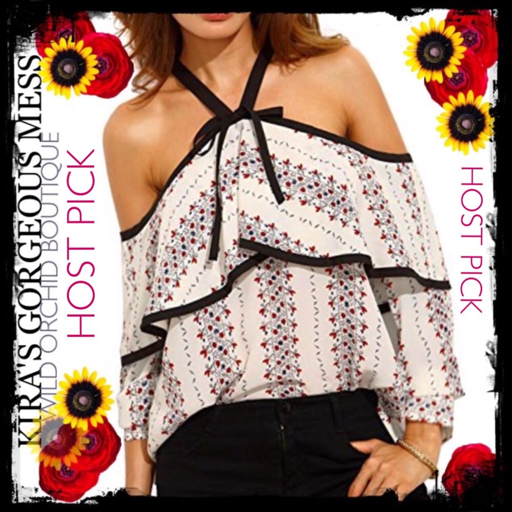 ✨HP✨🌹BNWT OFF SHOULDER/SPAGHETTI STRAP HALTER🌹