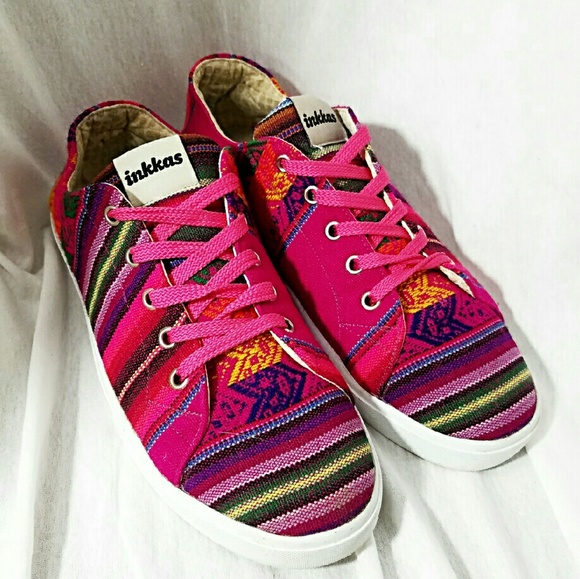 Inkkas Shoes - INKKAS Womens Size 8 Vivid Hot Pink Sneakers