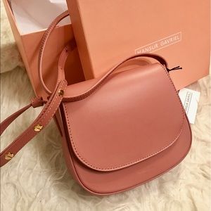Mansur Gavriel mini blush crossbody bag NWT