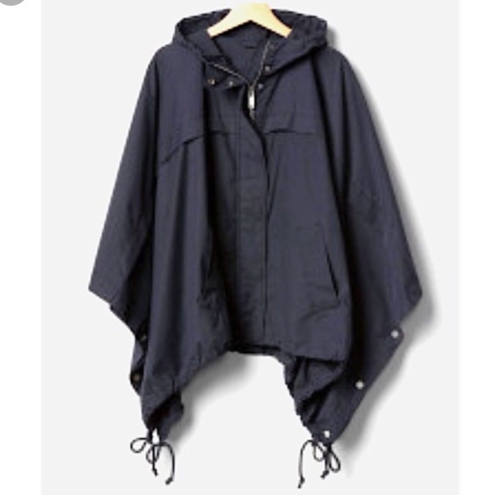 Gap lightweight hoodie poncho