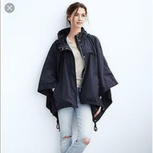 Gap lightweight hoodie poncho - Picture 2 of 4