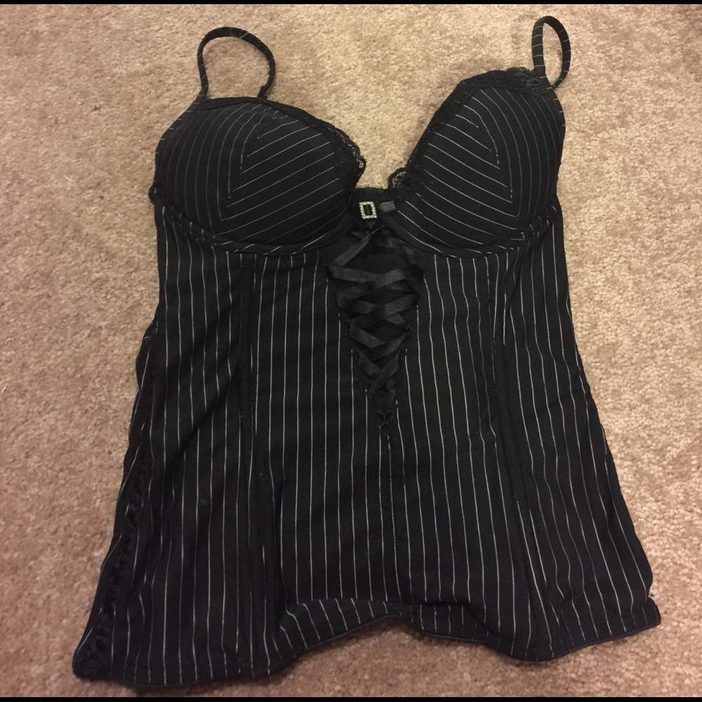 Pinstripe Corset