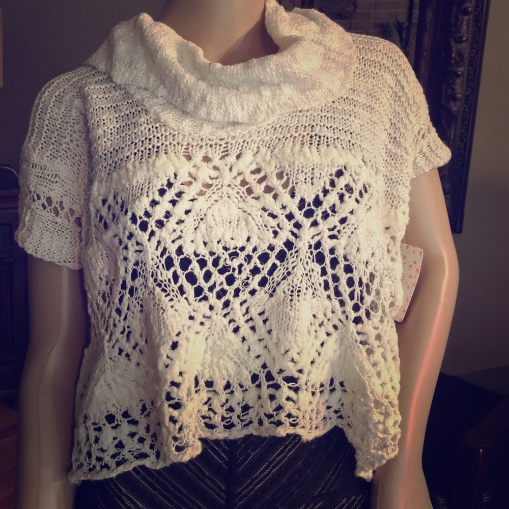 Free People Cowl Neck Sweater Size XS NWT $128