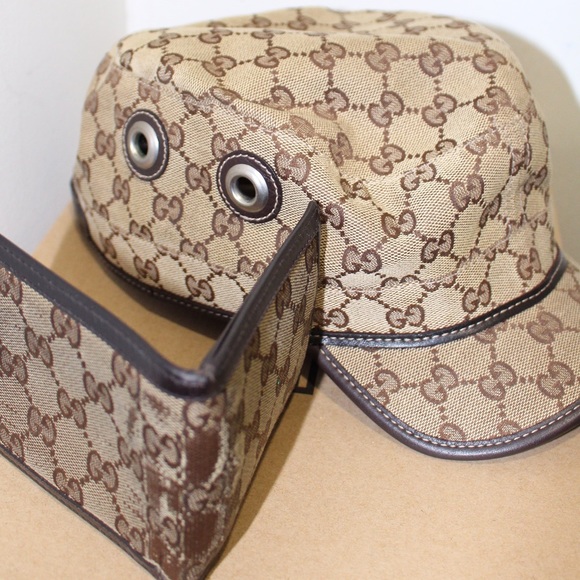 AUTHENTIC GUCCI Backpack Hat Wallet Set - Picture 3 of 8
