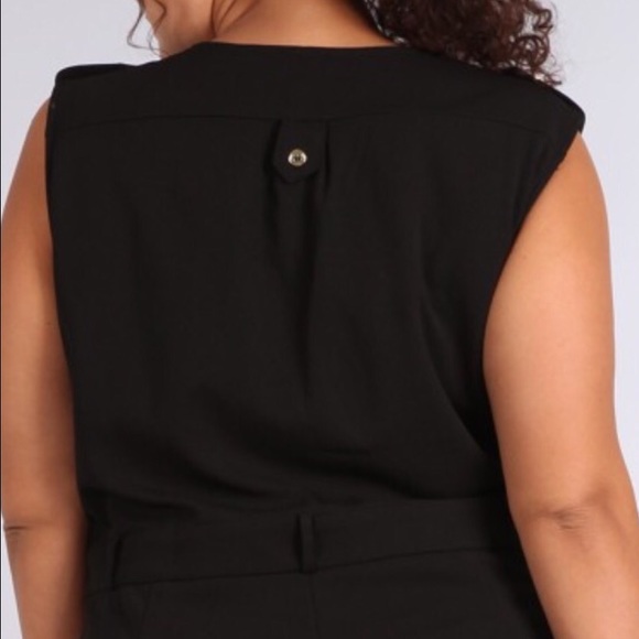 The Halle Black Romper - Picture 2 of 2