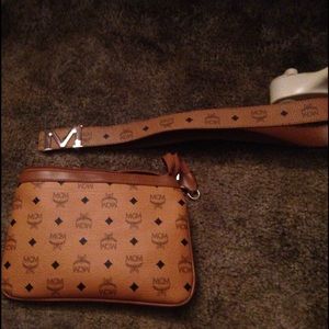 MCM BELT AND BAG
