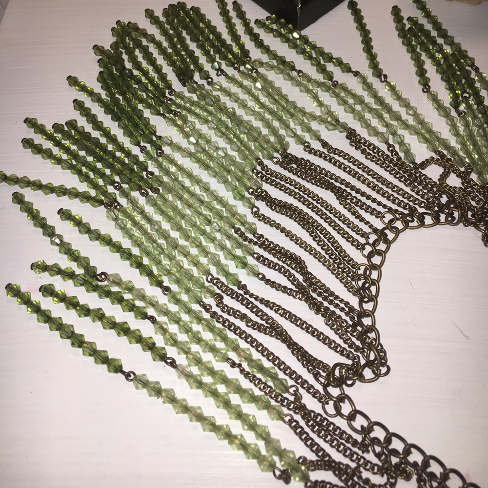 Very beautiful   #necklace  #green