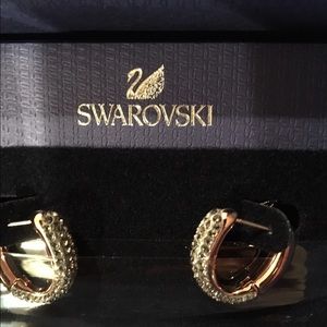 Swarovski circlet earrings