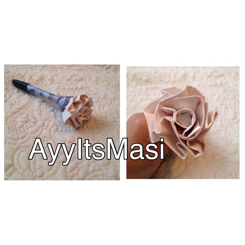 Duct Tape Flower Pen