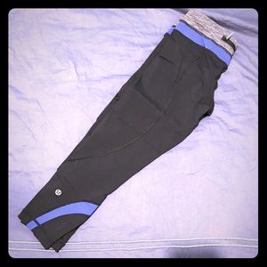 Lululemon Run Inspire Crop Sz 6