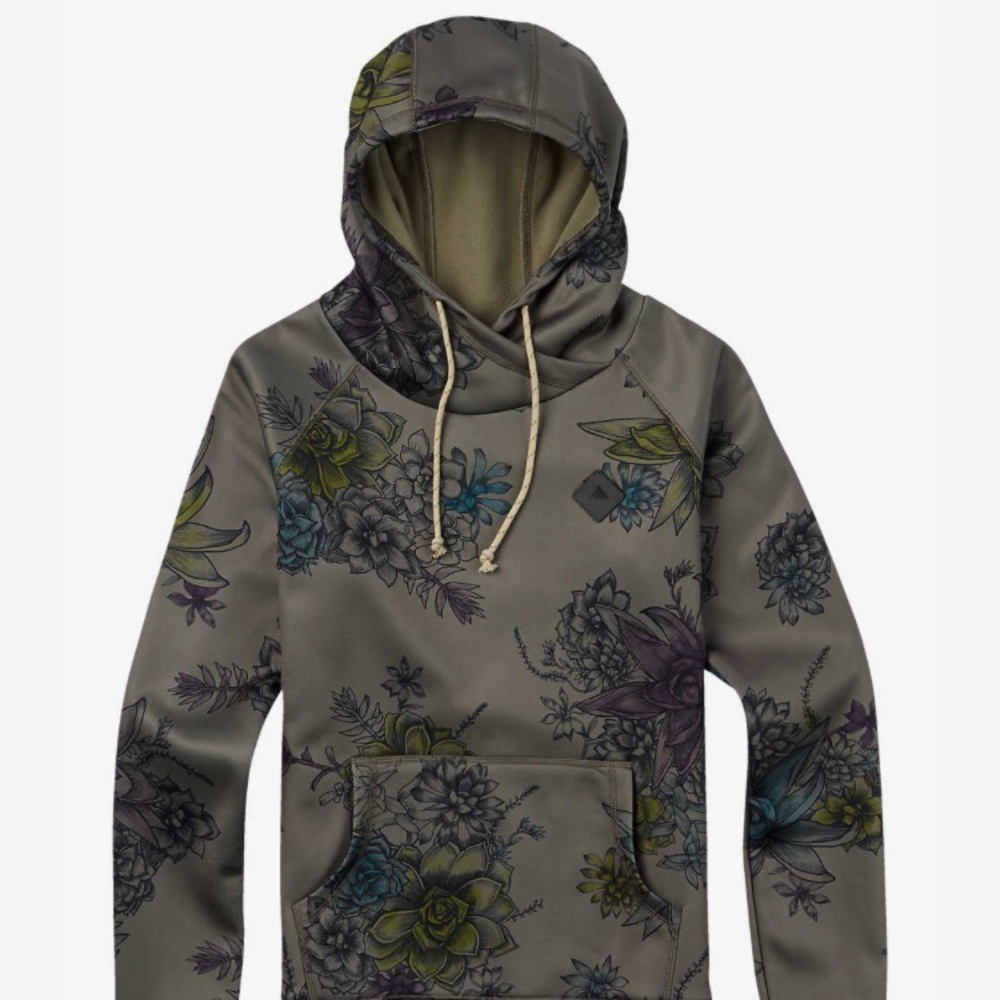Burton Heron pullover - succulent camouflage