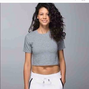 Lululemon OK Hi Crop Top Tee