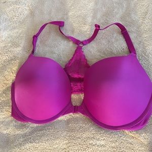 Victoria's Secret Push-Up Bra 38D Purple