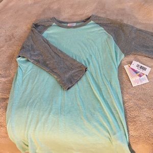 NWT Lularoe Randy Tee, M, 3/4 Sleeve