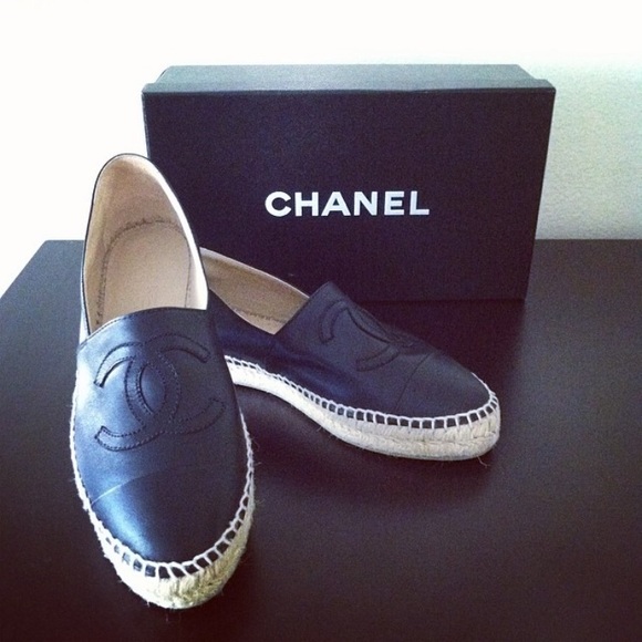 Authentic Chanel Espadrilles - size 8 - Picture 2 of 2