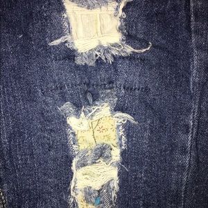 Jeans - RED RIVET Capri Distressed Denim Sz 1 Jeans - RED RIVET Capri Distressed Denim Sz 1