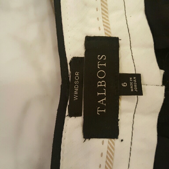 Black Talbots dress pants - size 6 - Picture 3 of 4
