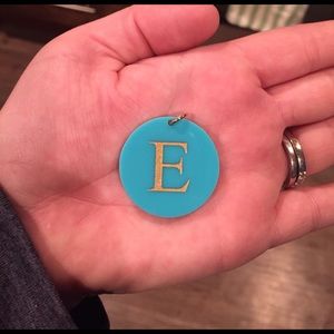 Moon and Lola E charm