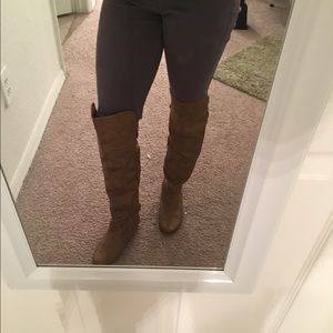 Tan boots
